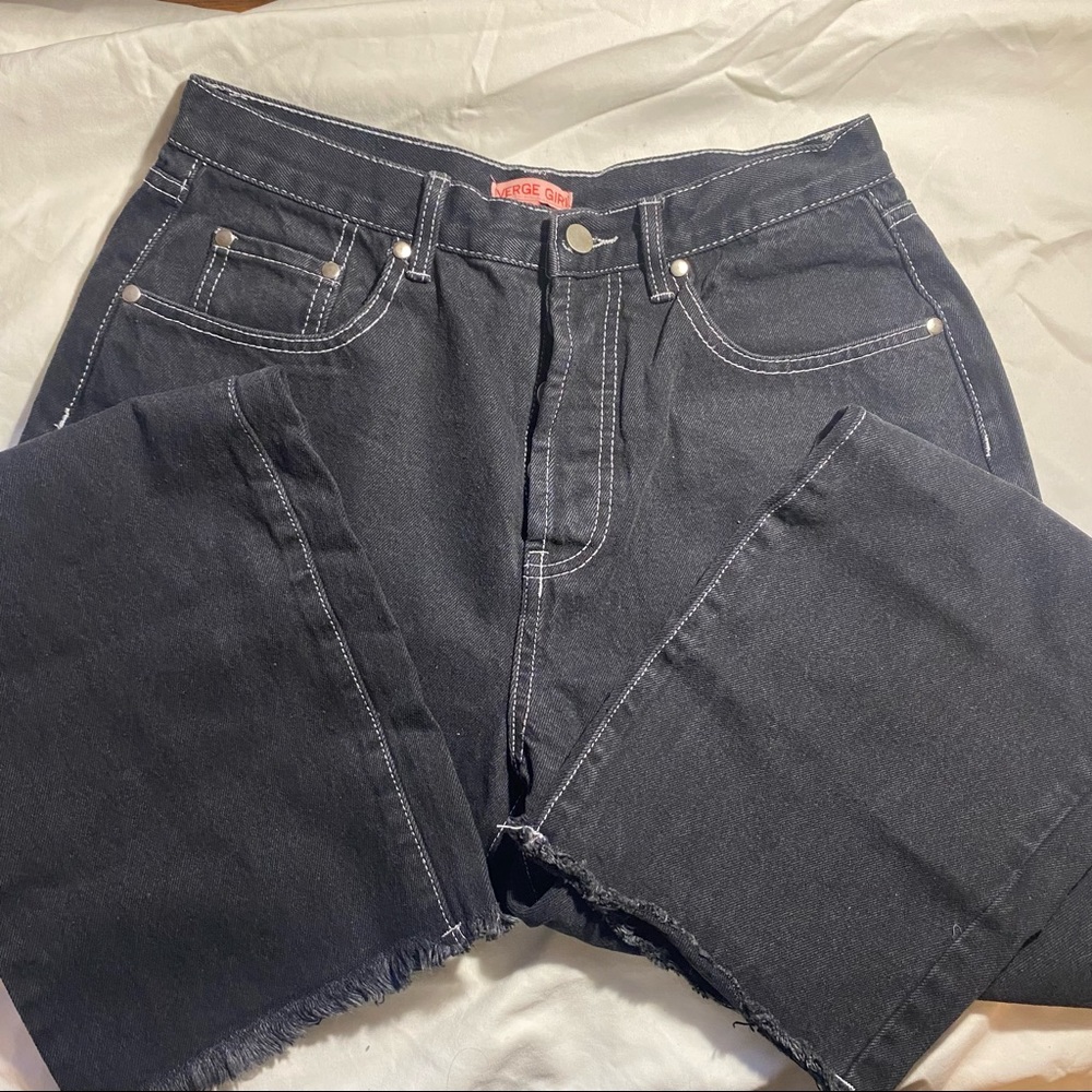Verge girl frayed jeans